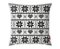 Bonamaison Dekorativ Kissenhülle, Kissenbezug, Zierkissenbezug, Wohnkultur, Für Sofa, Kaffeestube, Größe: 45X45 cm - Entworfen und hergestellt in der Türkei