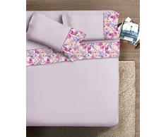 Komplett mit Fotorand Armonie Doppelbett Design Dahlie Hintergrund Glyzinie