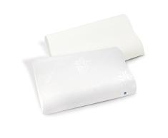 Premium Memory Nackenkissen 2 pezzi - Federa in poliestere Bianco