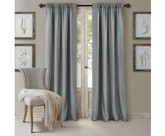 Elrene Home Fashions 026865721850 3-in-1 Verdunkelungsvorhang, energieeffizient, gefüttert 52 x 84 blau