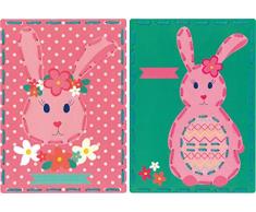 Vervaco Stickkarte für Kinder aus Karton