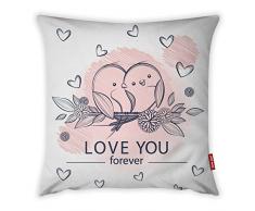 Bonamaison Dekorativ Kissenhülle, Kissenbezug, Zierkissenbezug, Wohnkultur, Für Sofa, Kaffeestube, Größe: 45X45 cm - Entworfen und hergestellt in der Türkei