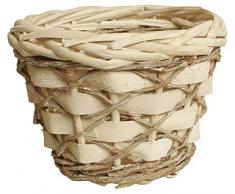 Wald Imports 0040/5P Pflanzkorb, weiß