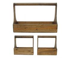 Creative beeinflußt Dekorative Holz Pflanzkorb, Set