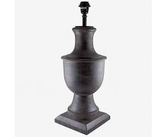 Better & Best Gr Lampe, quadratisch, groß, Grau, Maße 23 x 23 x 60 cm, Material: Holz