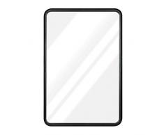 HBCY Creations Wandspiegel, rechteckig, 50,8 x 76,2 cm Rustikal schwarz