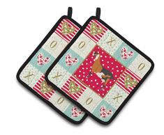 Carolines Treasures CK5310PTHD Anglo Nubian Goat Love Paar Topflappen, Mehrfarbig