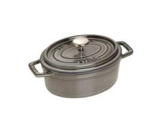 Cocotte, oval Graphitgrau 15 cm