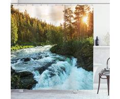 ambesonne Polyester-Decor Kollektion-Badezimmer Dusche Vorhang