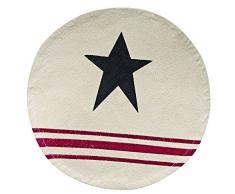 CWI Tapetenbordüre Geschenke 33 cm schwarz Star Leinwand Matte