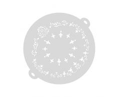 RAYHER 68023000 Cake Stencil Ornaments, 26 cm Durchmesser und Bordüre 22 x 8 cm, SB-Btl, 1 Set