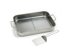 Norpro Bräter, Pfannen Set, silber