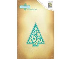 Nellies Choice TY271-03LD Vintasia Bild Stanzform, Weihnachtsbaum