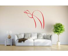 INDIGOS 4051095832492 Wandtattoo / Wandsticker - d275 sÃ¼Ães Kamel Afrika WÃ¼ste Lama Tribal, Vinyl, rot, 40 x 37 x 1 cm