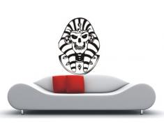 INDIGOS 4052166184274 Wandtattoo W954 Sphinx Teufel Wandaufkleber 80 x 57 cm, türkis