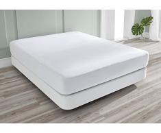 Mila Pink Matratzenschutz, Zusammensetzung: 100% Tencel-Base: Polyurethan, Weiß, Bett 150 cm