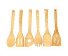 BoxOffice Dokumententasche Top Verkauf Natürliche Gesundheit Bambus Kochutensilien Schlitz Löffel Spatel Halter Küche Tools Wok Schaufeln Supplies