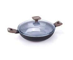 Moneta Finegres Wok 30 cm mit Deckel, Aluminium