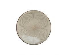 Avet Spain-Set Dessertteller, Steingut, cremefarben, 20.5 x 20.52 X 2 cm, 6 Stück