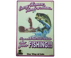 AIQIBAO Aikibao Metallschild im Vintage-Stil, Wanddekoration, für Küche, Zuhause, Garage, Bar, Pub, Outdoor Retor, Kunstschild, 30,5 x 20,3 cm 133