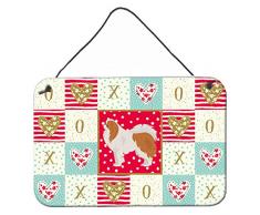 Carolines Treasures Japanisches Chin #1 Love Türaufhänger, Wanddekoration, Mehrfarbig