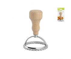 HABI Raketenschneider, rund, Chrom, 6 Küchenutensilien