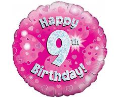 Rosa Alter 9 Runde Folienballon (nicht aufgeblasenen)