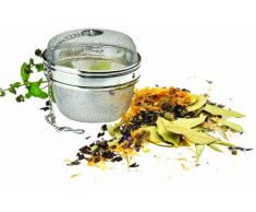 IBILI Gewürzkugel Clasica 11 cm, Edelstahl, Silber, 11 x 11 x 12 cm