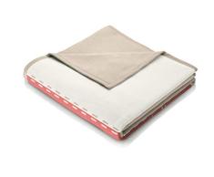 biederlack Babydecke 75x100 cm I Baby Cotton-Tiere gemusterte Kuscheldecke Tiermotiv I 50% Baumwolle, 43% dralon und 7% Polyester I Made in Germany, orange, Natur