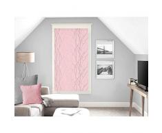 Soleil docre Liane Scheibengardine, Voile, Polyester, Rosa, 60 x 160 cm