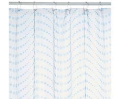 MSV Duschvorhang Blaue Perlen 200x180cm aus PVC, Kunststoff, bunt, 30x20x5 cm