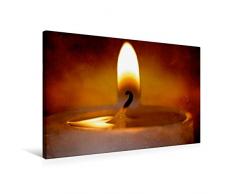 Premium Textil-Leinwand 75 x 50 cm Quer-Format Herziger Kerzenschein | Wandbild, HD-Bild auf Keilrahmen, Fertigbild auf hochwertigem Vlies, Leinwanddruck von Heike Hultsch: Romantik (CALVENDO Wissen);CALVENDO Wissen
