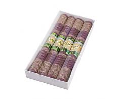 THY COLLECTIBLES Tischsets aus Bambus, umweltfreundlich, 45,7 x 30,5 cm, rutschfest, Tischdekoration, für Küche, Esszimmer, 4 Stück, Violett und Braun