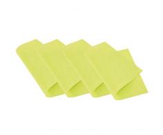 Venilia Tischset Platzset Tischwäsche Platzdeckchen für Esszimmer gewebt TRIANGLE APFELGRÃN Dreieck-Muster Gewebe 4er Set Vinyl, 4 Stk. 45 x 30 cm, 59002