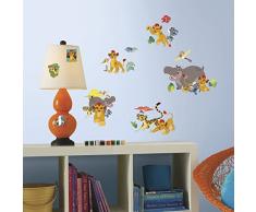 RoomMates Wandtattoo, bunt, 4 Blätter-30 Teile-25,4 x 54,7 cm