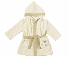 Egeria 501019 Sheep Kapuzenmantel Baby Bademantel, Bio Baumwolle, 32 x 24 x 10 cm, Ivory
