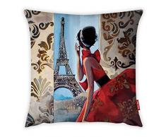 Bonamaison Dekorativ Kissenhülle, Kissenbezug, Zierkissenbezug, Wohnkultur, Für Sofa, Kaffeestube, Größe: 45X45 cm - Entworfen und hergestellt in der Türkei