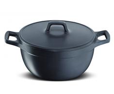 Lagostina Cooking Fusion Schmortopf, 2 Griffe mit Deckel, Ø 24 cm