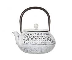COSY TRENDY 6719164 & Tokyo Cream 0,85 Liter Teekanne, Gusseisen, Weiß