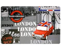 Douceur dIntérieur 1710322 Set De Table Opaque So British 28,5 X 44 cm - 1710322, Tischset, 28.5 X 44 cm, So British, Polypropylen Blickdicht, Ohne