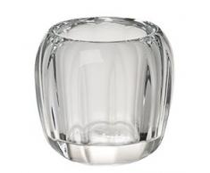 Villeroy & Boch - Teelicht Cosy Transparent, dekoratives Windlicht für Innen und Außen, Kristall Glas, klar/transparent, Handreinigung