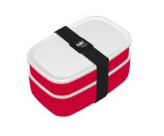 Zak Designs Lunchbox mit Besteck, rot