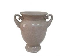 PMJC Company Porzellanvase, handbemalt, 25,4 cm, Weiß