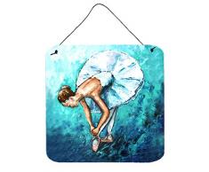 Carolines Treasures Türaufhänger Ballett Früherziehung, Wanddekoration, mehrfarbig