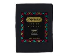 Regency Royal Einzelbett, 2-teilig, flach, Sheet_p, schwarz, Einzelbett