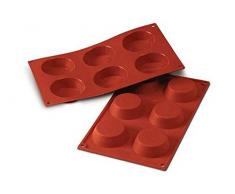 Unbekannt Silikomart Silikonform TÃ¶rtchen, Big, 70Â mm, terracotta