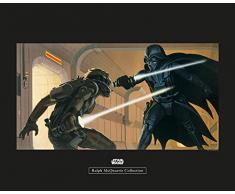 Komar Wandbild Star Wars Classic RMQ Vader Luke Hallway | Kinderzimmer, Jugendzimmer, Dekoration, Kunstdruck | ohne Rahmen | WB161-50x40 | Größe: 50 x 40 cm (Breite x Höhe)