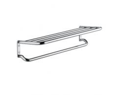 Kludi A-xes 4898905 Badetuchhalter mit Ablage chrom