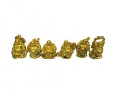 StealStreet 5,1 cm 6-teiliges Buddha Figur