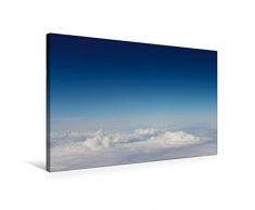 Premium Textil-Leinwand 75 x 50 cm Quer-Format Ãber den Wolken | Wandbild, HD-Bild auf Keilrahmen, Fertigbild auf hochwertigem Vlies, Leinwanddruck von Heike Hultsch: Himmel (CALVENDO Menschen);CALVENDO Menschen